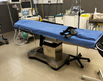 TAB III Electrohydraulic Surgical Table installed at Pirogov Hospital, Sofia
